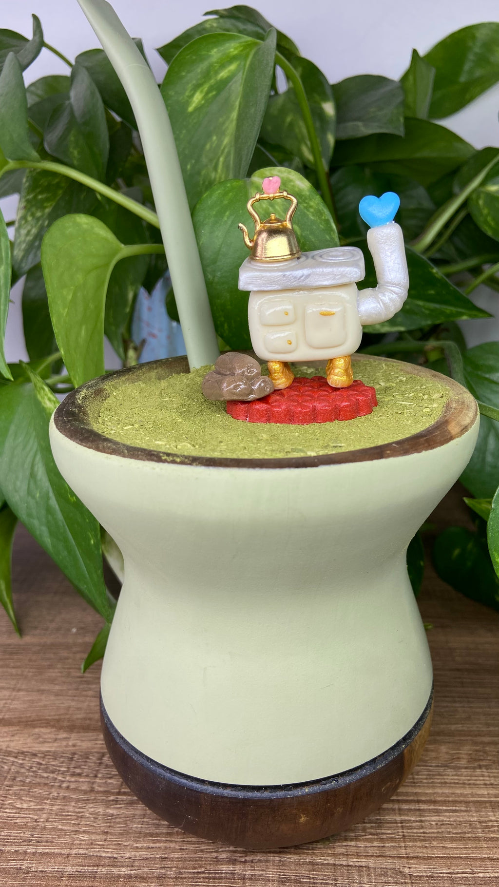 Fogão  a lenha | enfeite de chimarrão