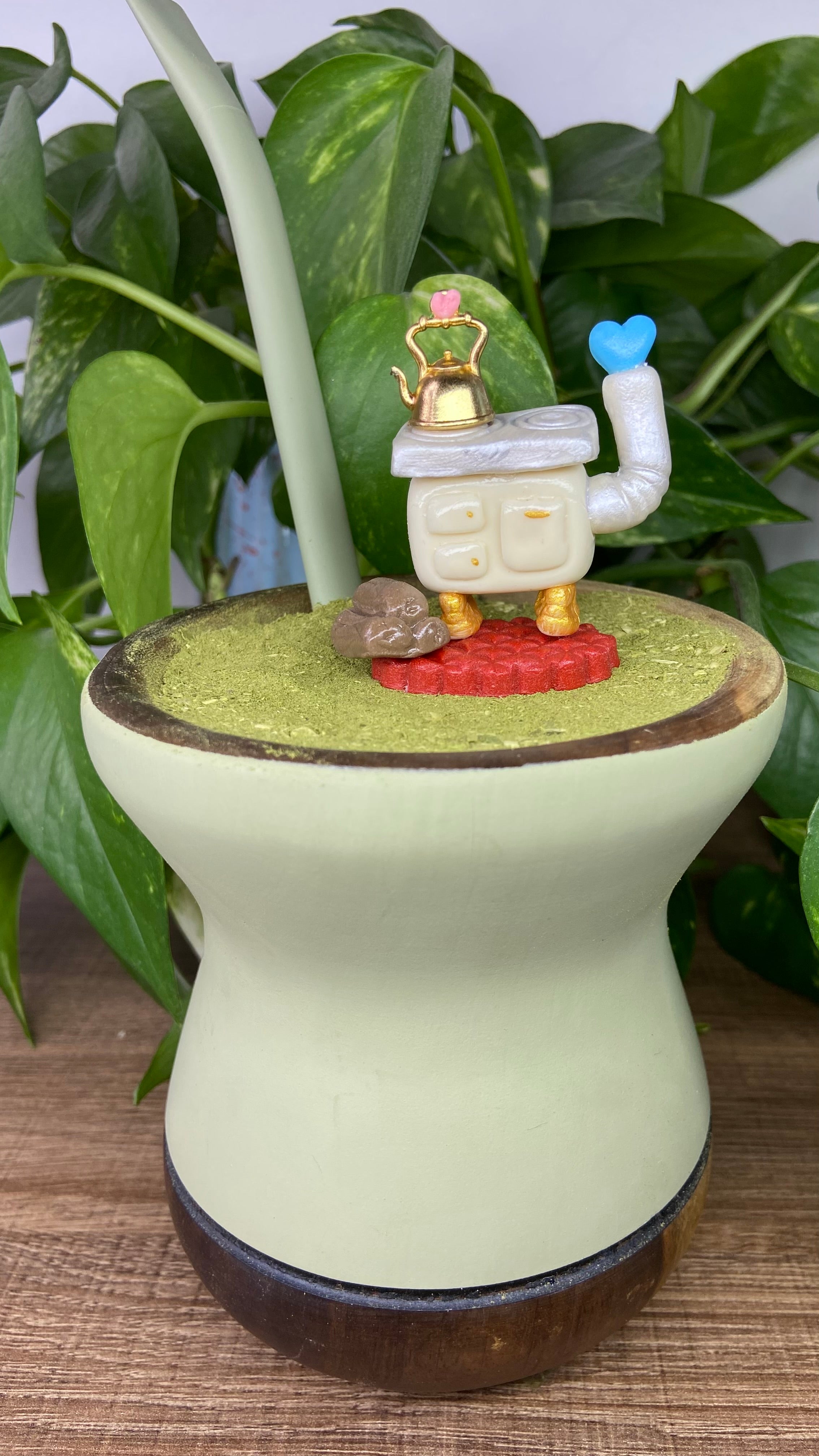 Fogão  a lenha | enfeite de chimarrão