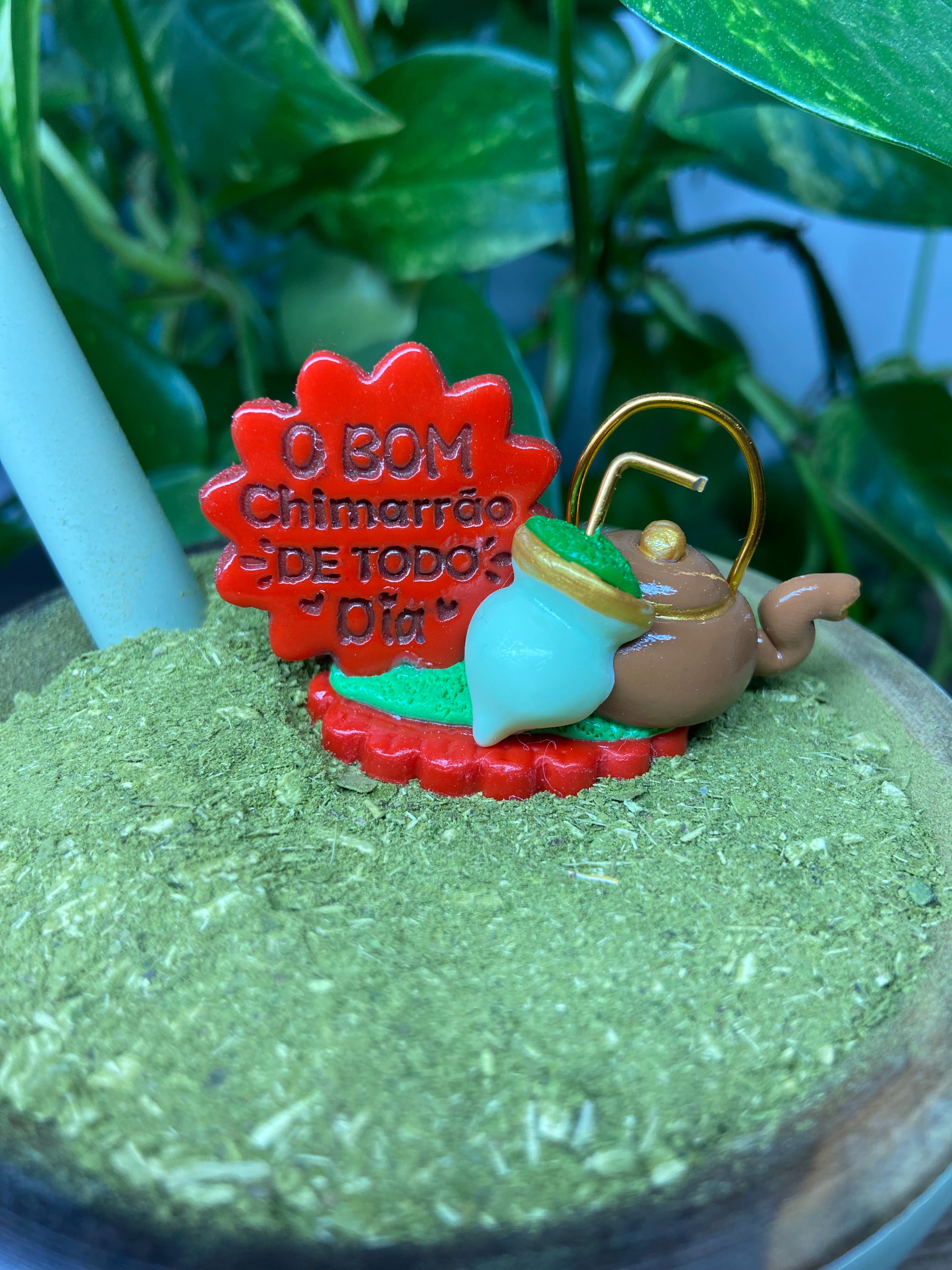 O bom chimarrão de todo dia| enfeite de chimarrão