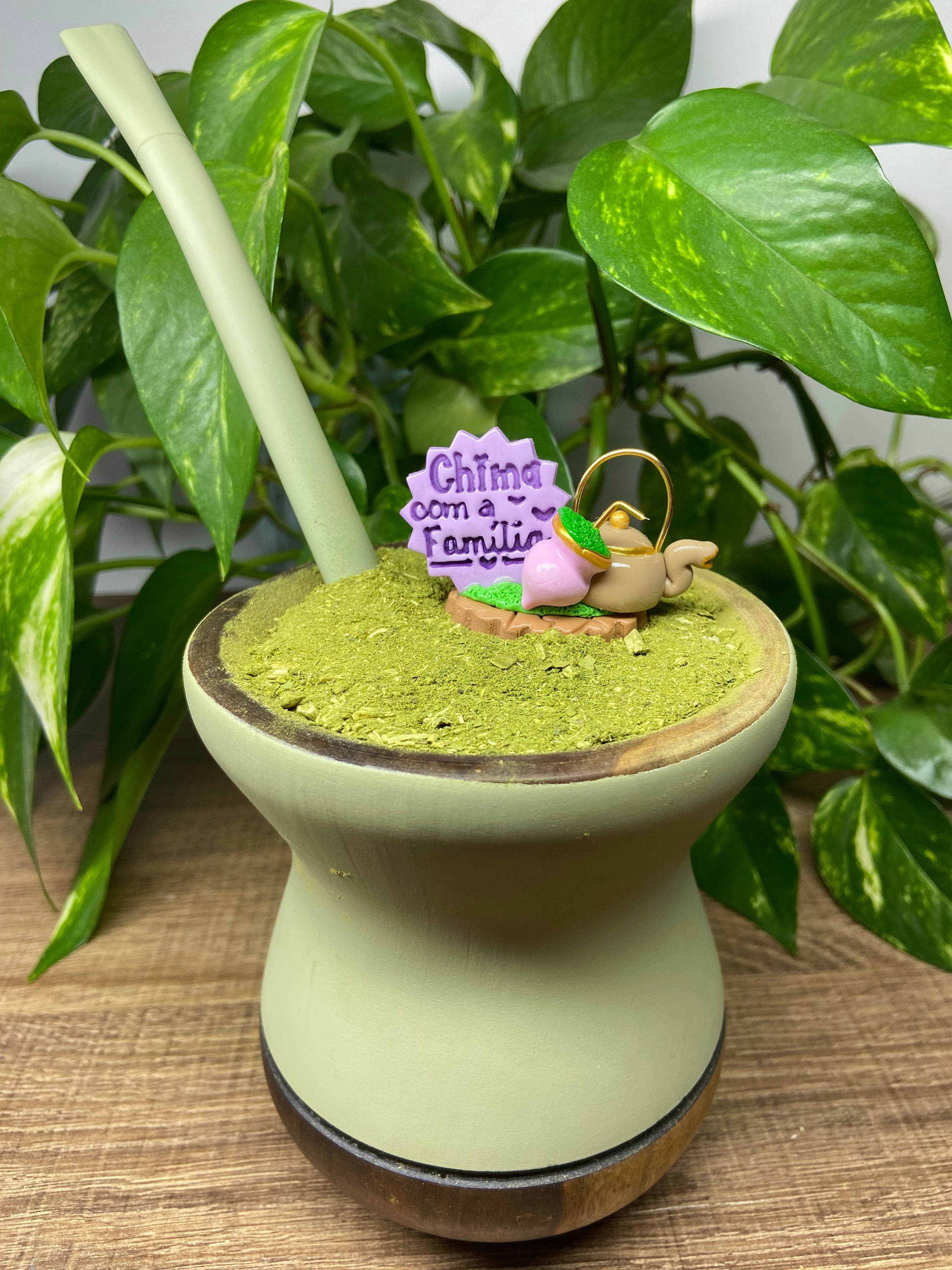 Chima com a família | enfeite de chimarrão