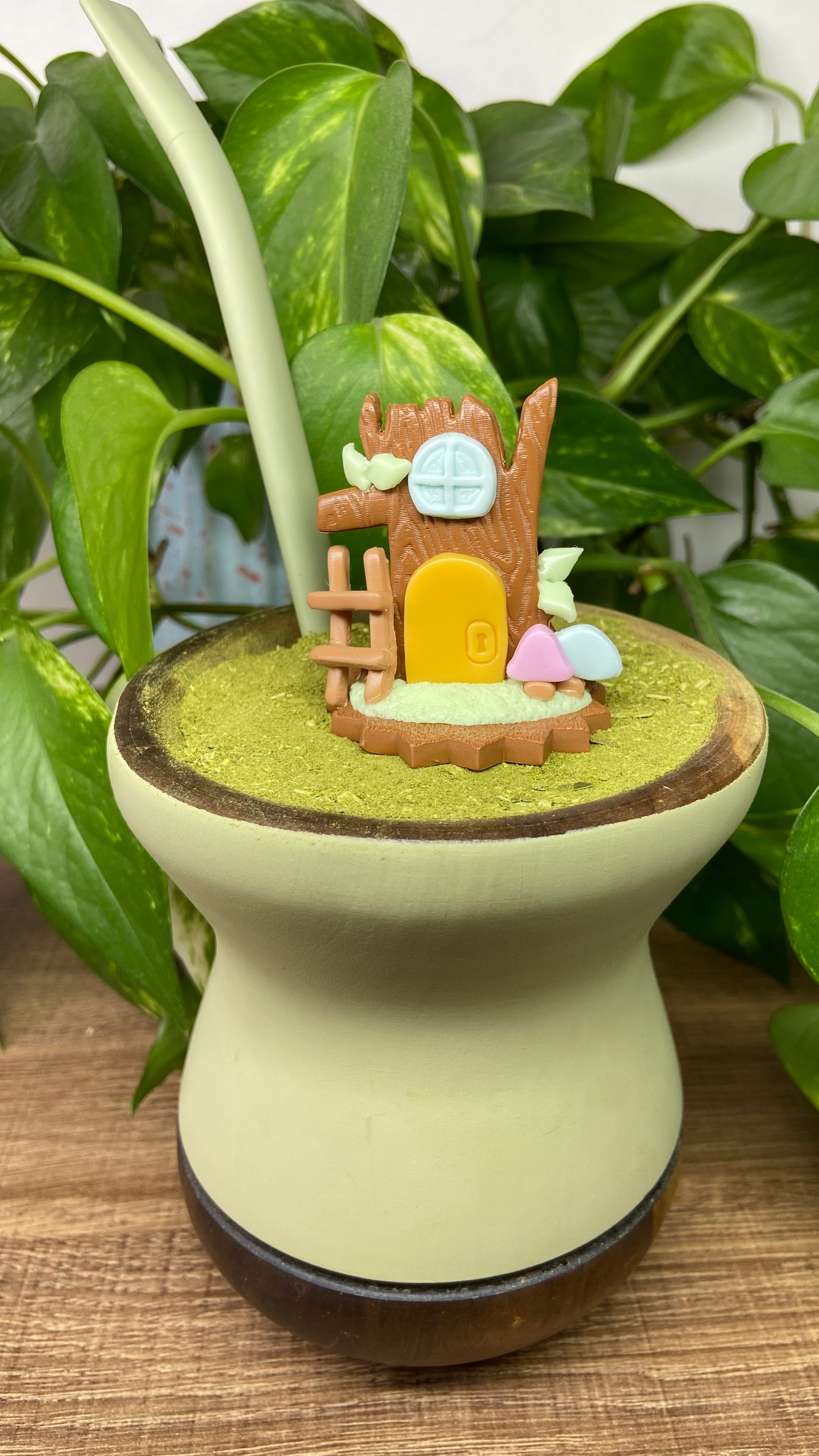 Casinha tronquinho| enfeite de chimarrão