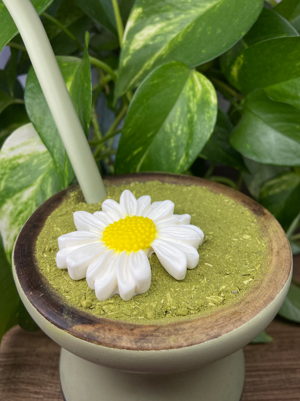 Flor Margarida| enfeite de chimarrão