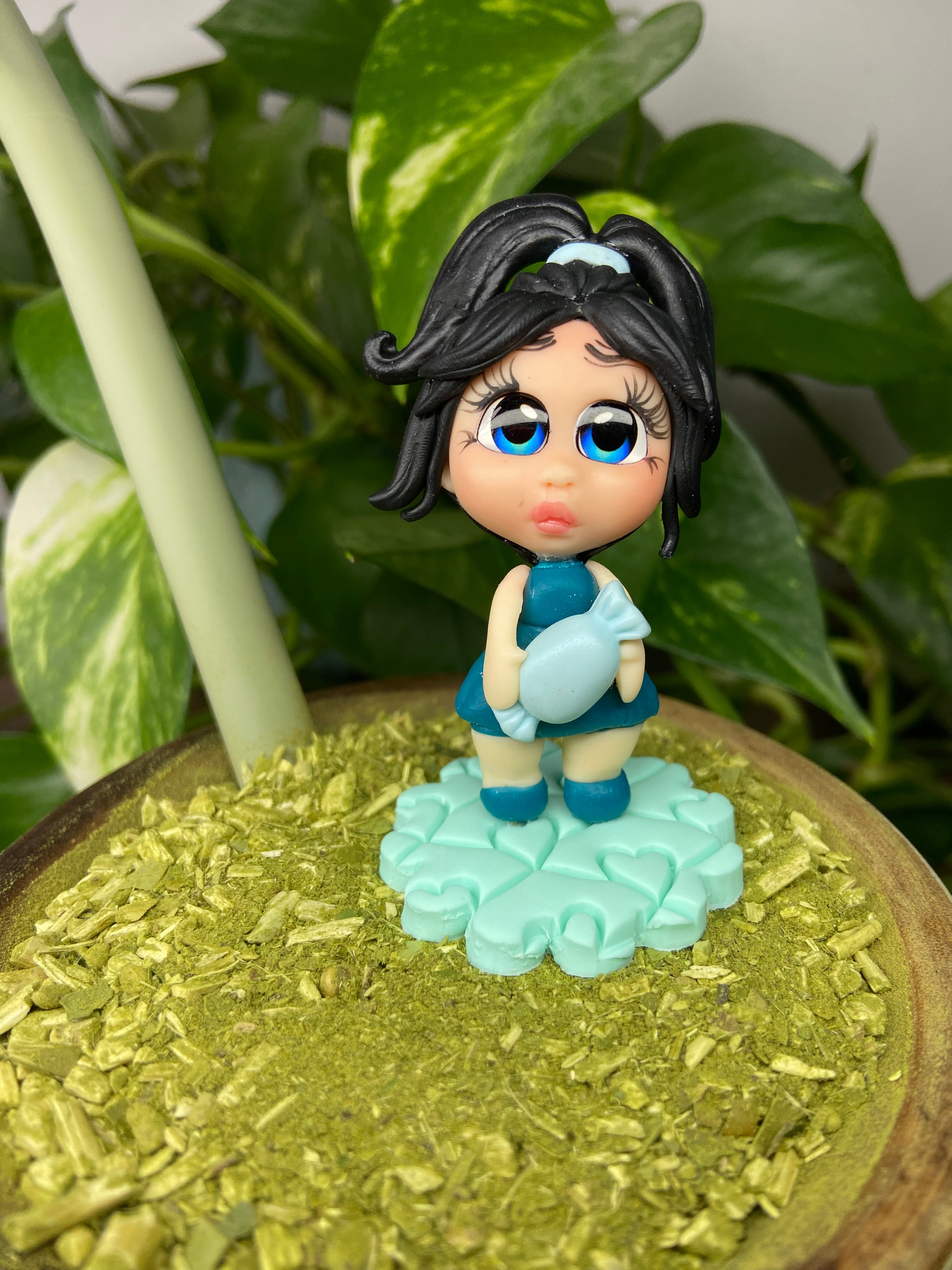 Boneca Helena| enfeite de chimarrão