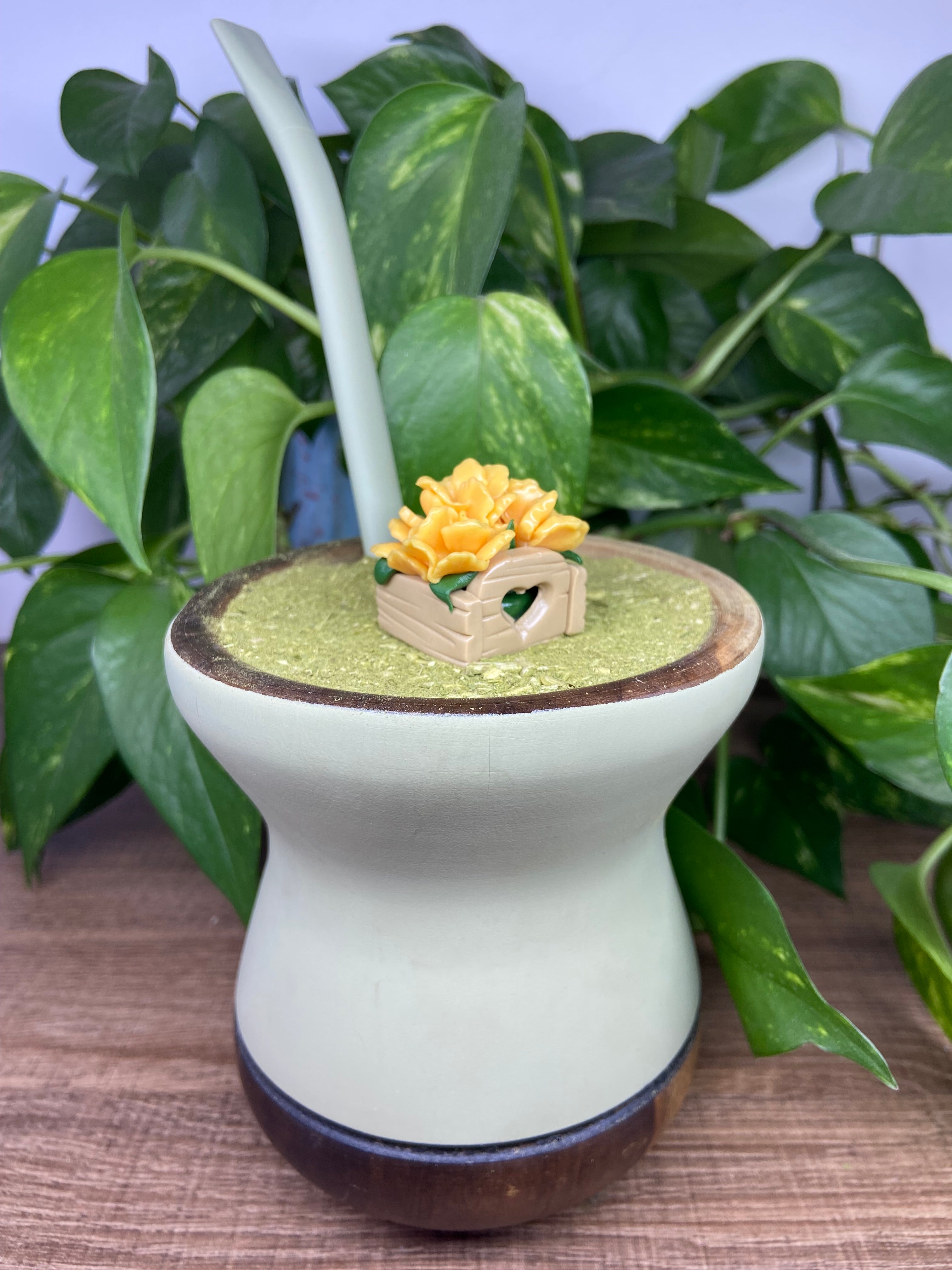 Caixote de flor| enfeite de chimarrão