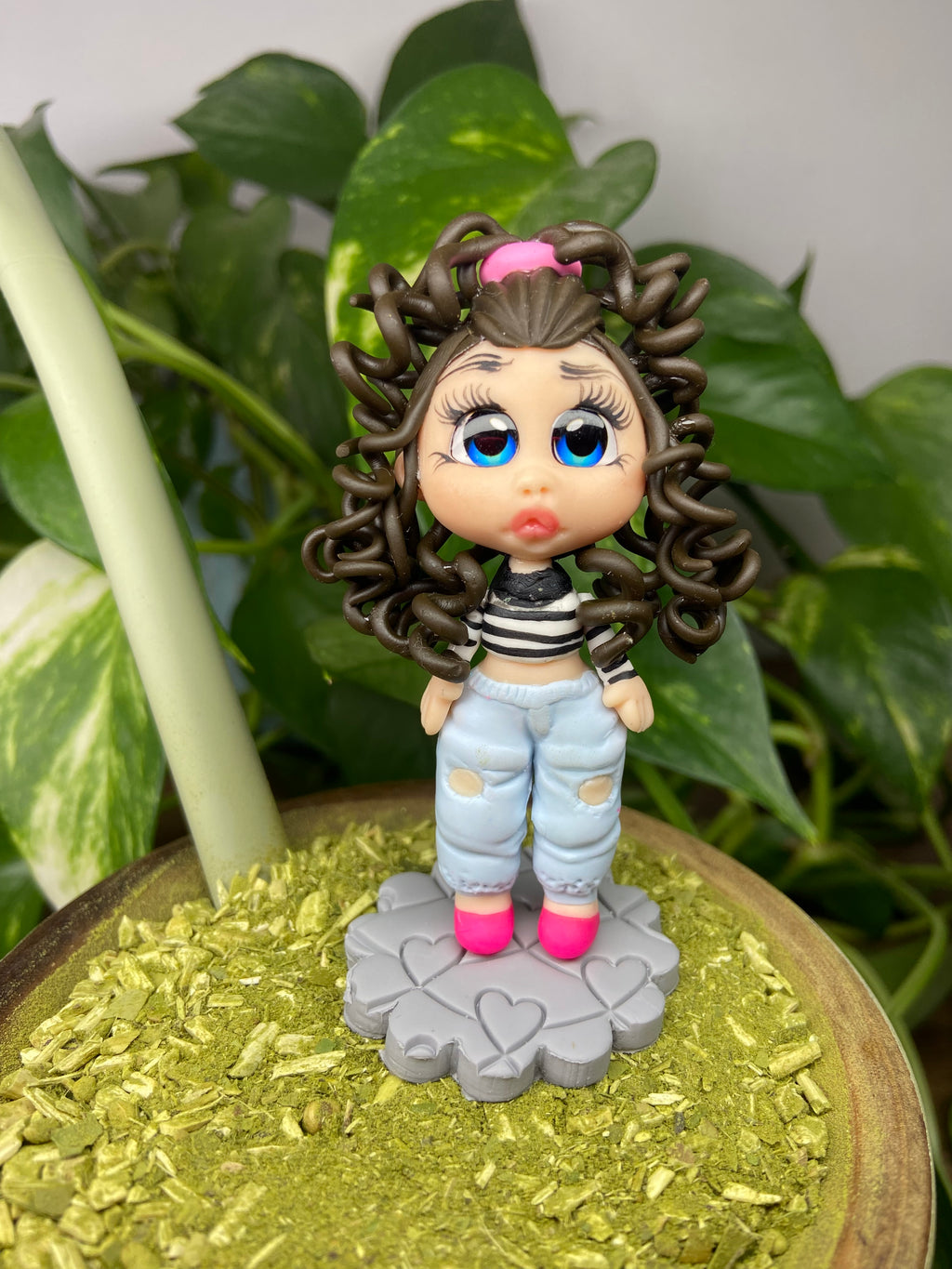 Boneca Amanda  | enfeite de chimarrão