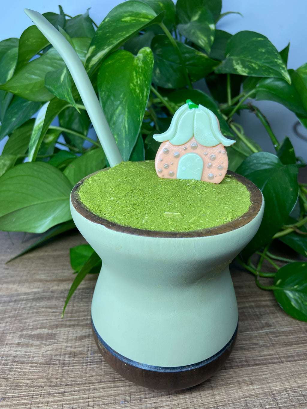 Casinha gordinha | enfeite de chimarrão