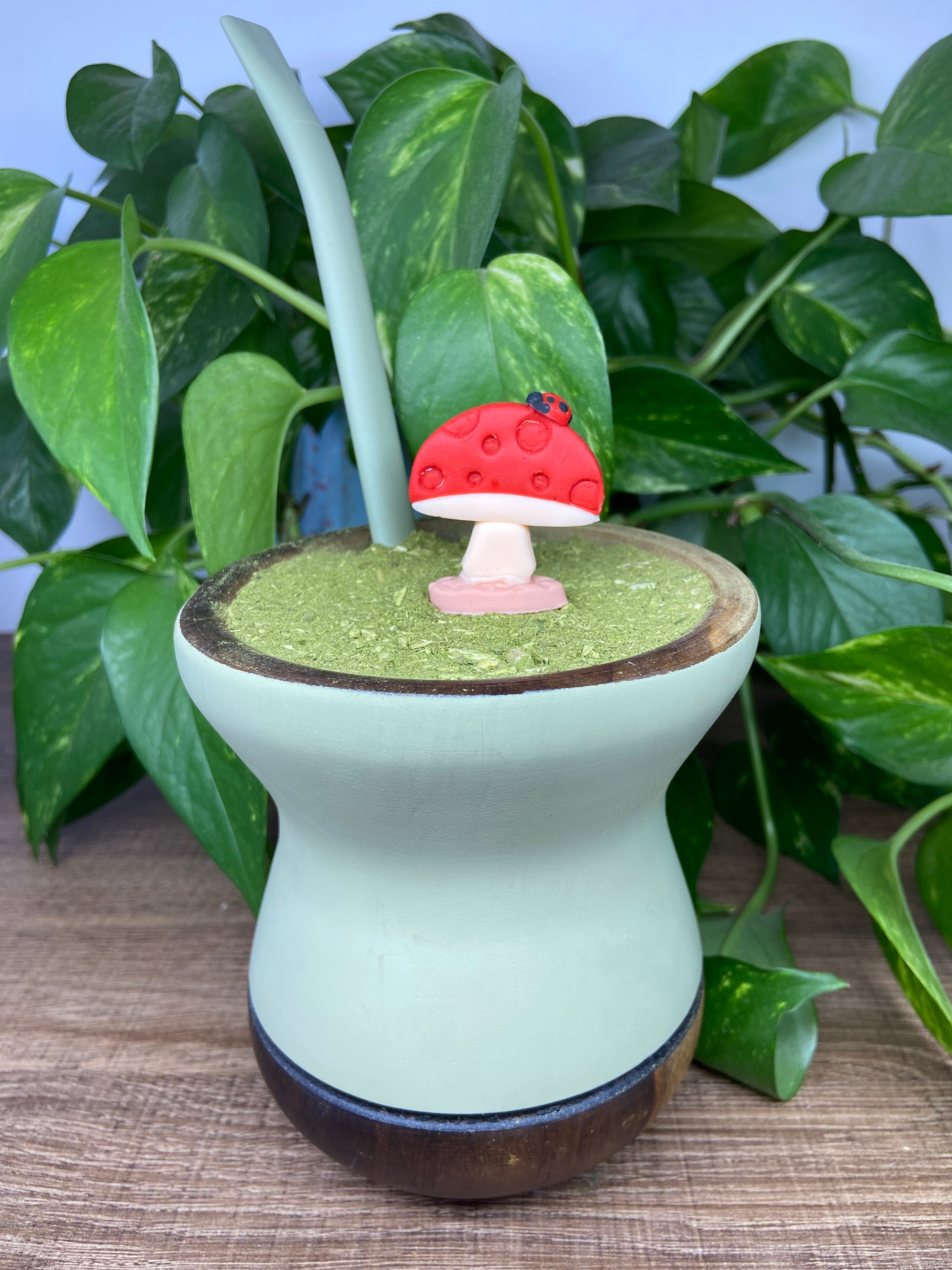 Cogumelo redondinho| enfeite de chimarrão