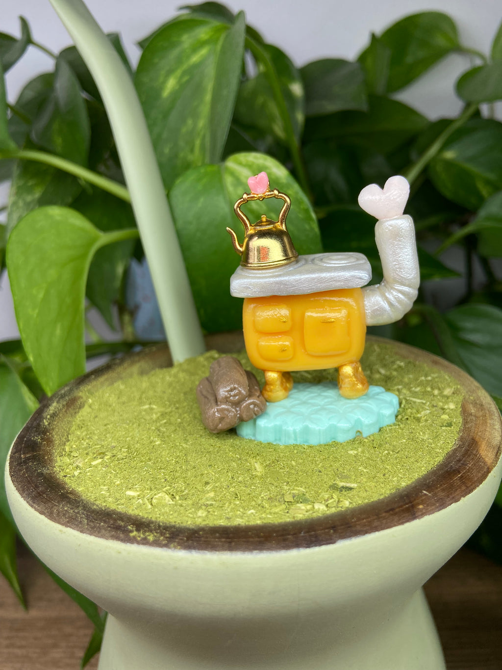 Fogão  a lenha | enfeite de chimarrão