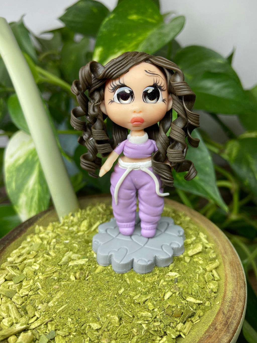 Boneca Maitê | enfeite de chimarrão