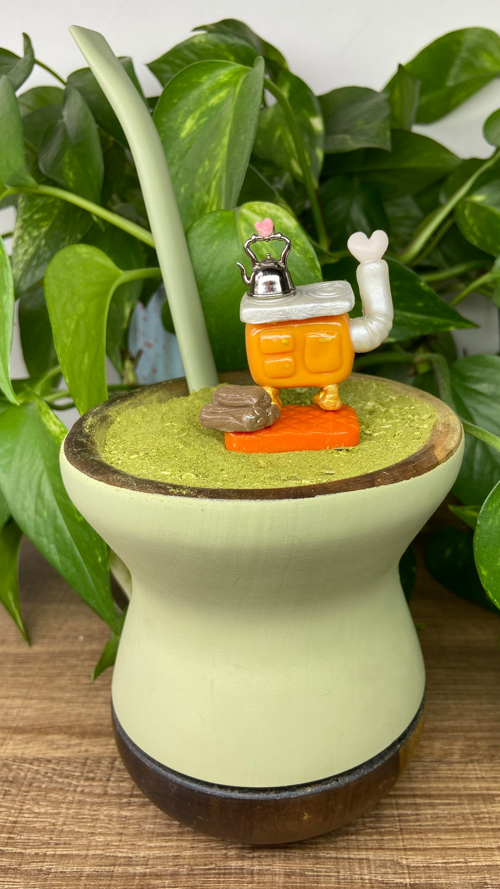 Fogão  a lenha | enfeite de chimarrão