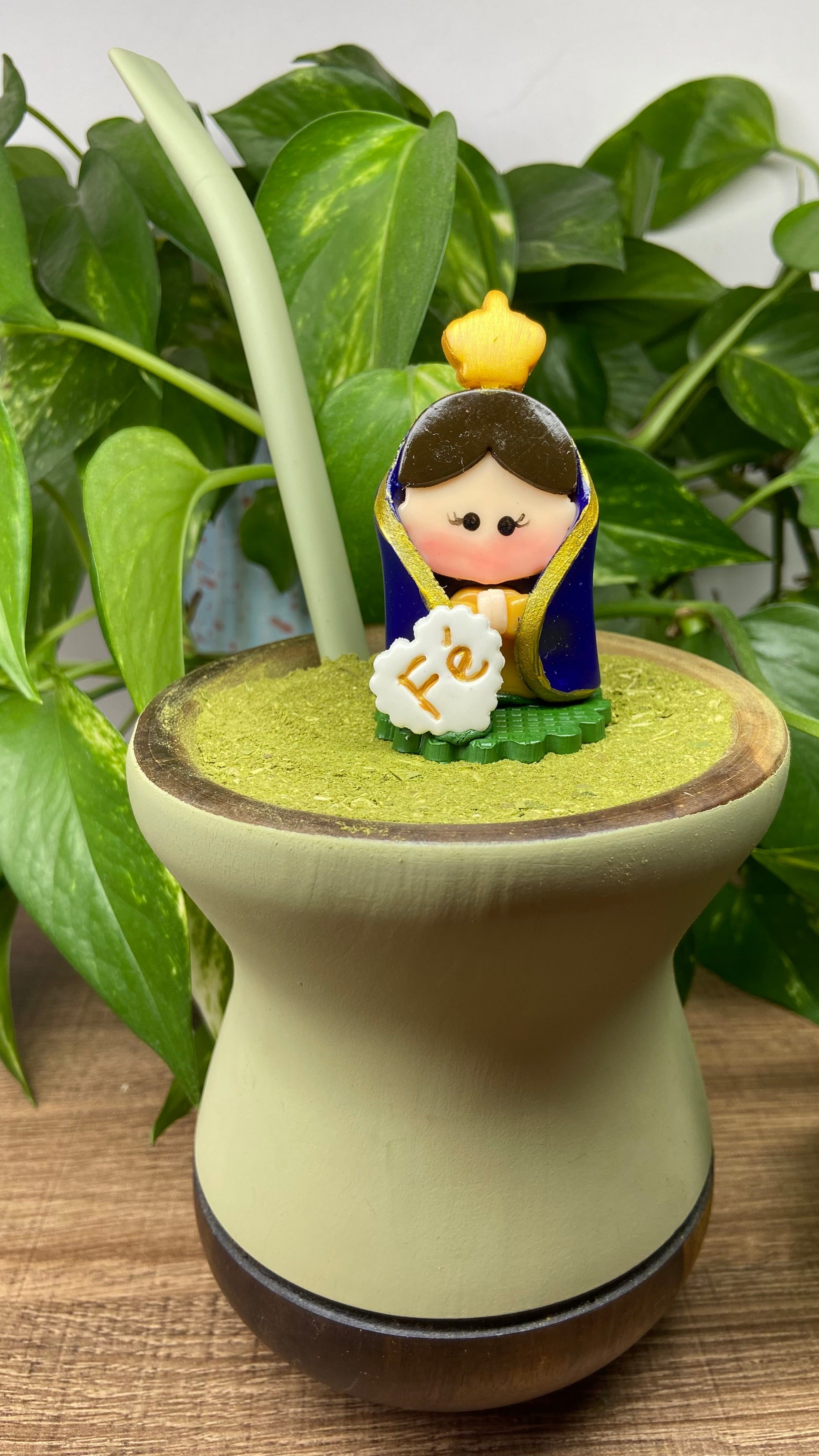 Nossa senhora Aparecida Fé | enfeite de chimarrão