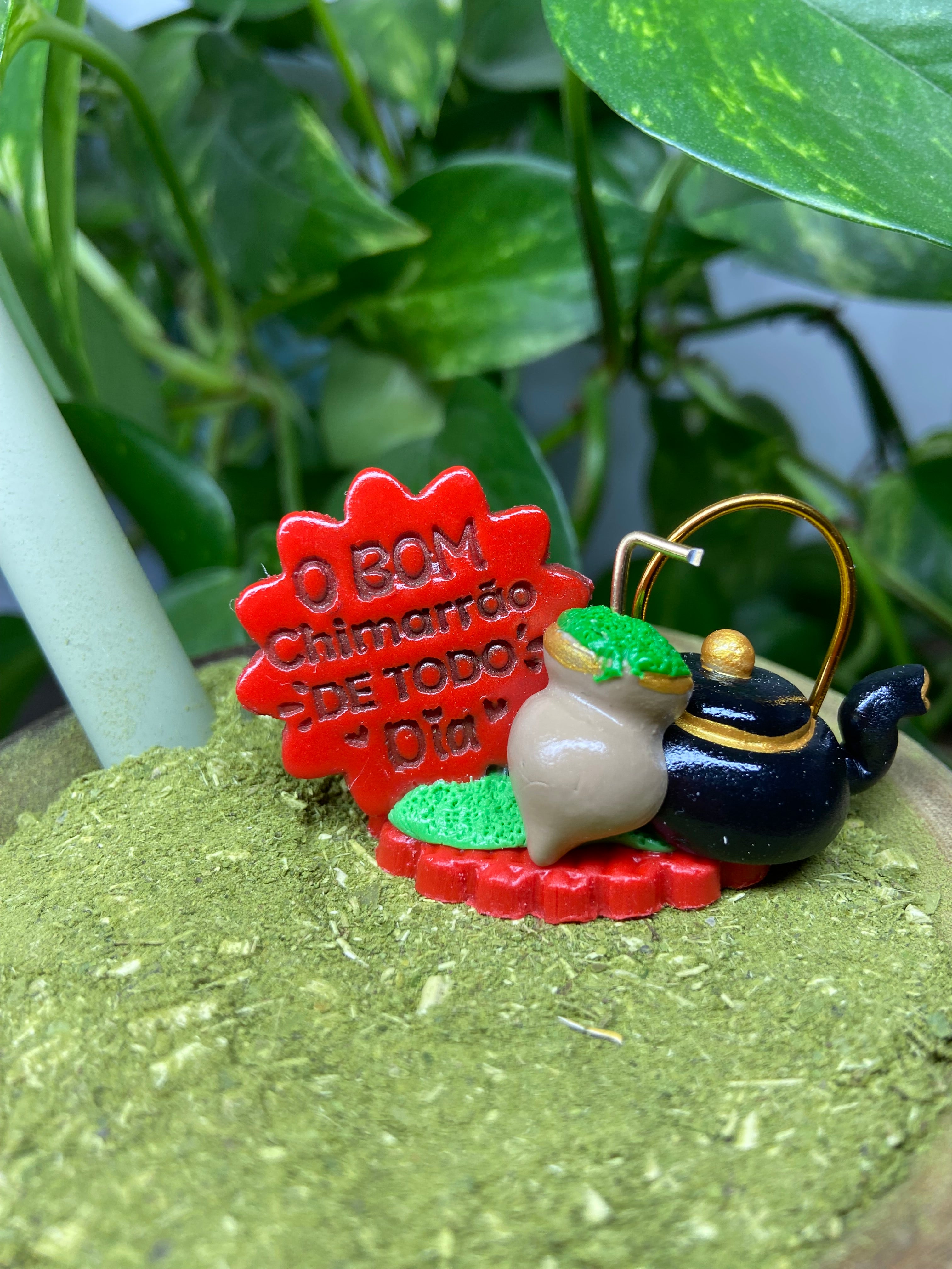 O bom chimarrão de todo dia| enfeite de chimarrão