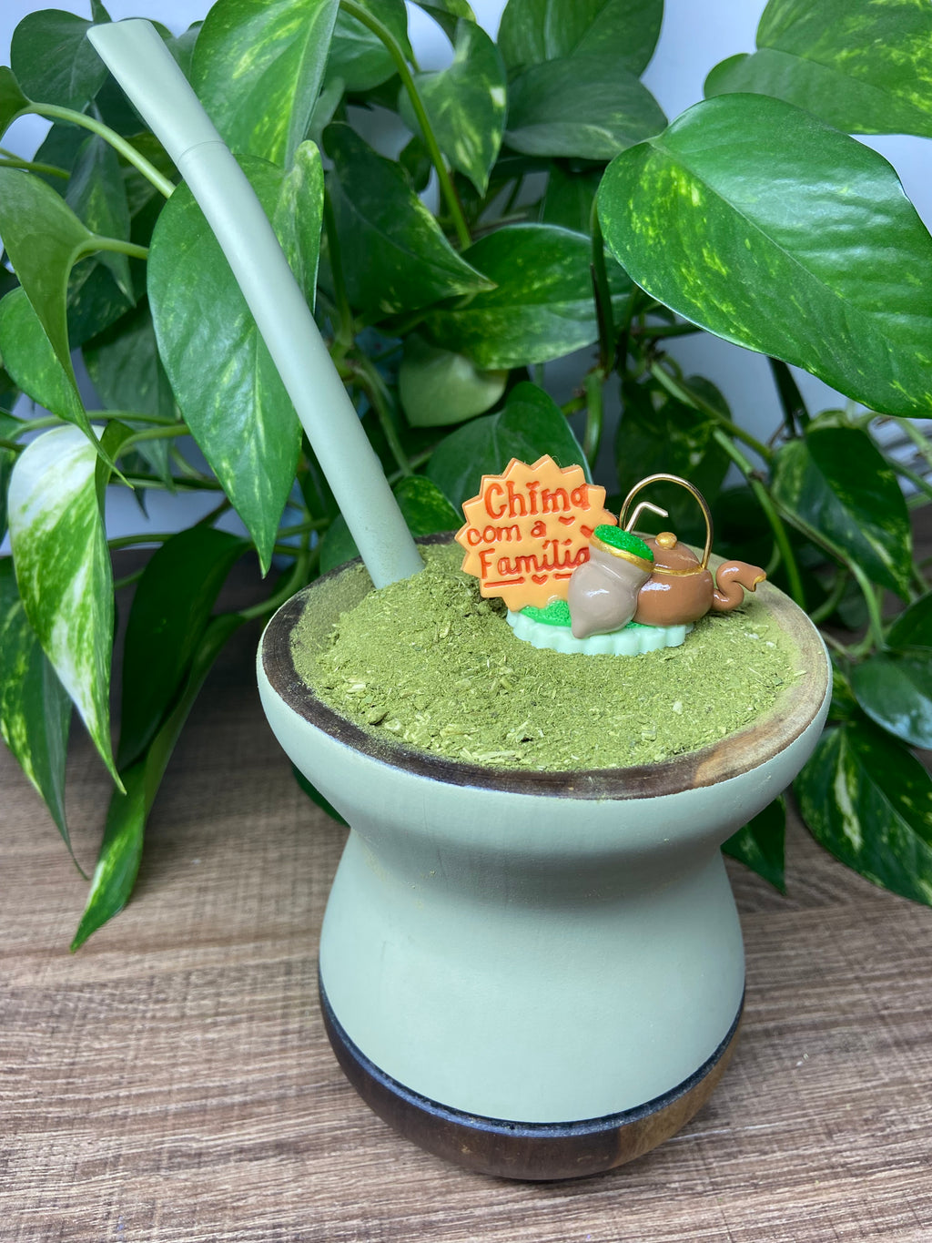 Chima com a família | enfeite de chimarrão