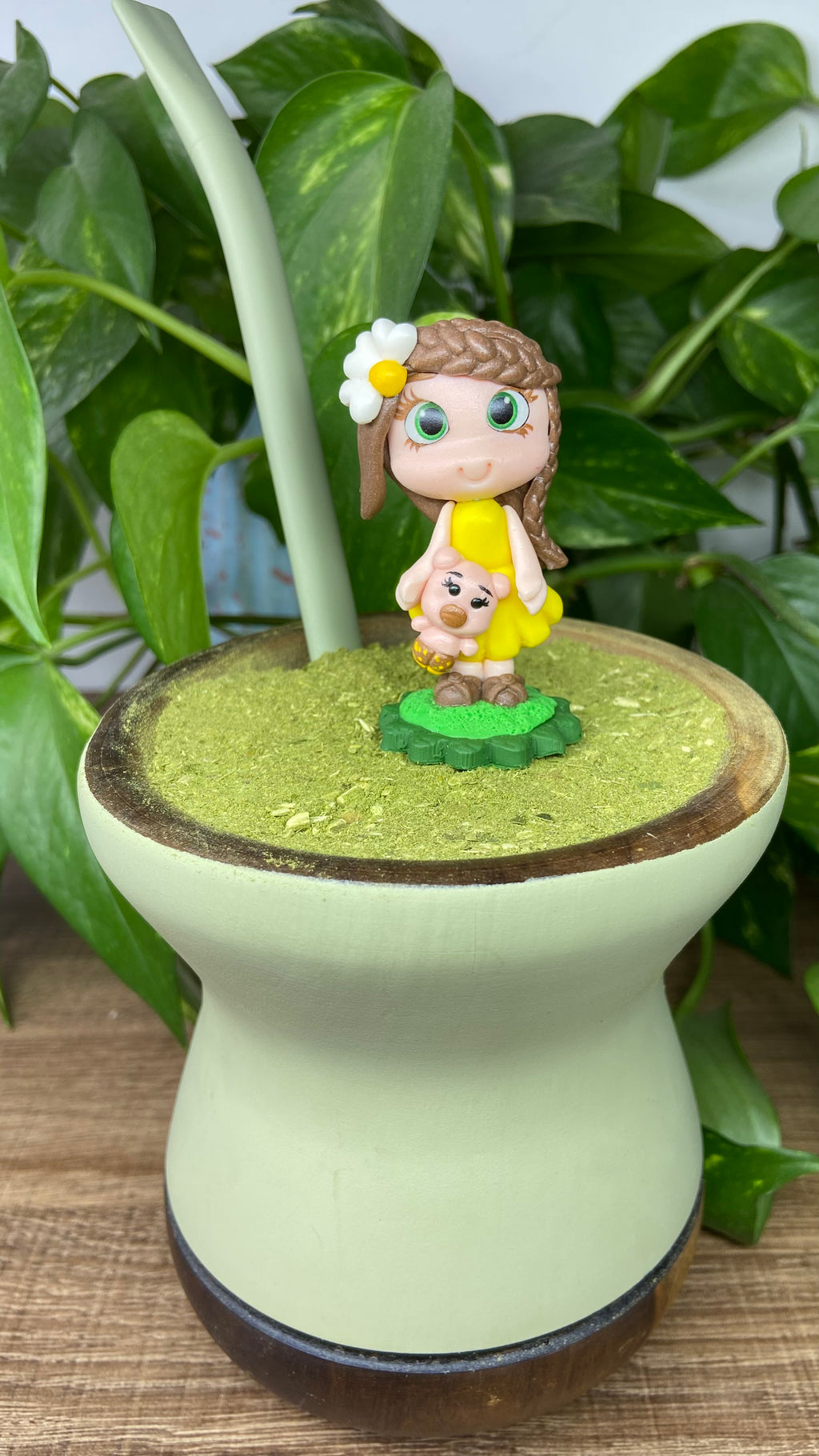 Boneca Porquinho | enfeite de chimarrão