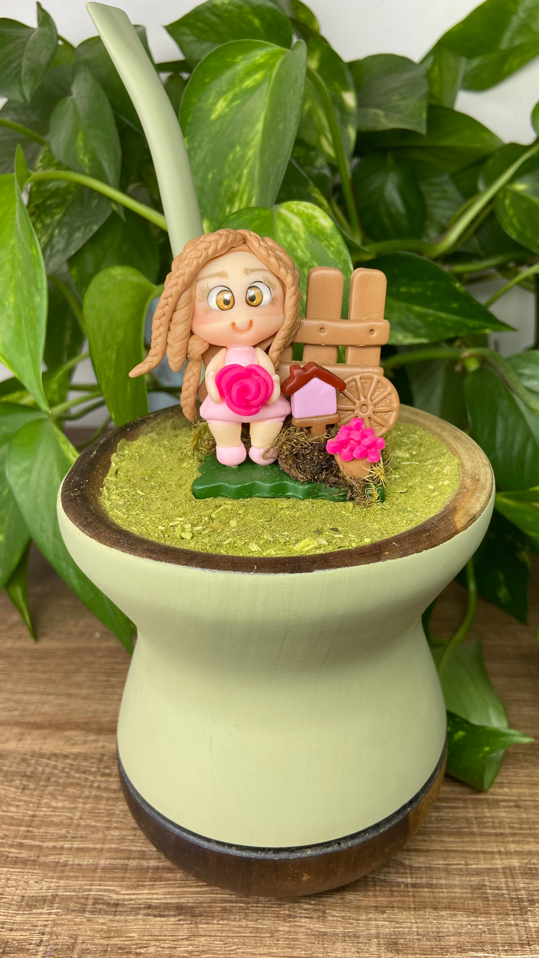 Boneca Cercadinho| enfeite de chimarrão