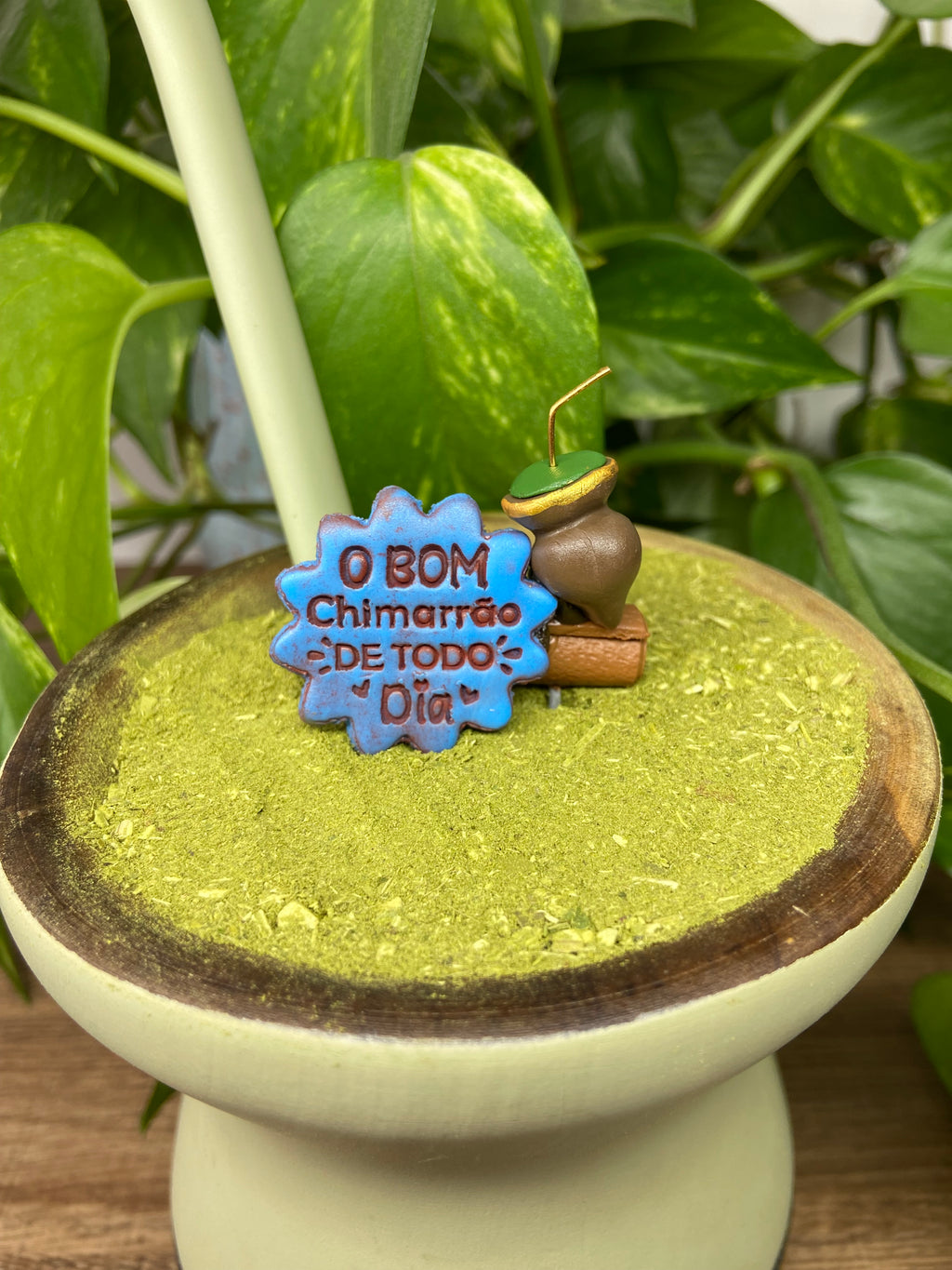 O bom chimarrão de todo dia| enfeite de chimarrão