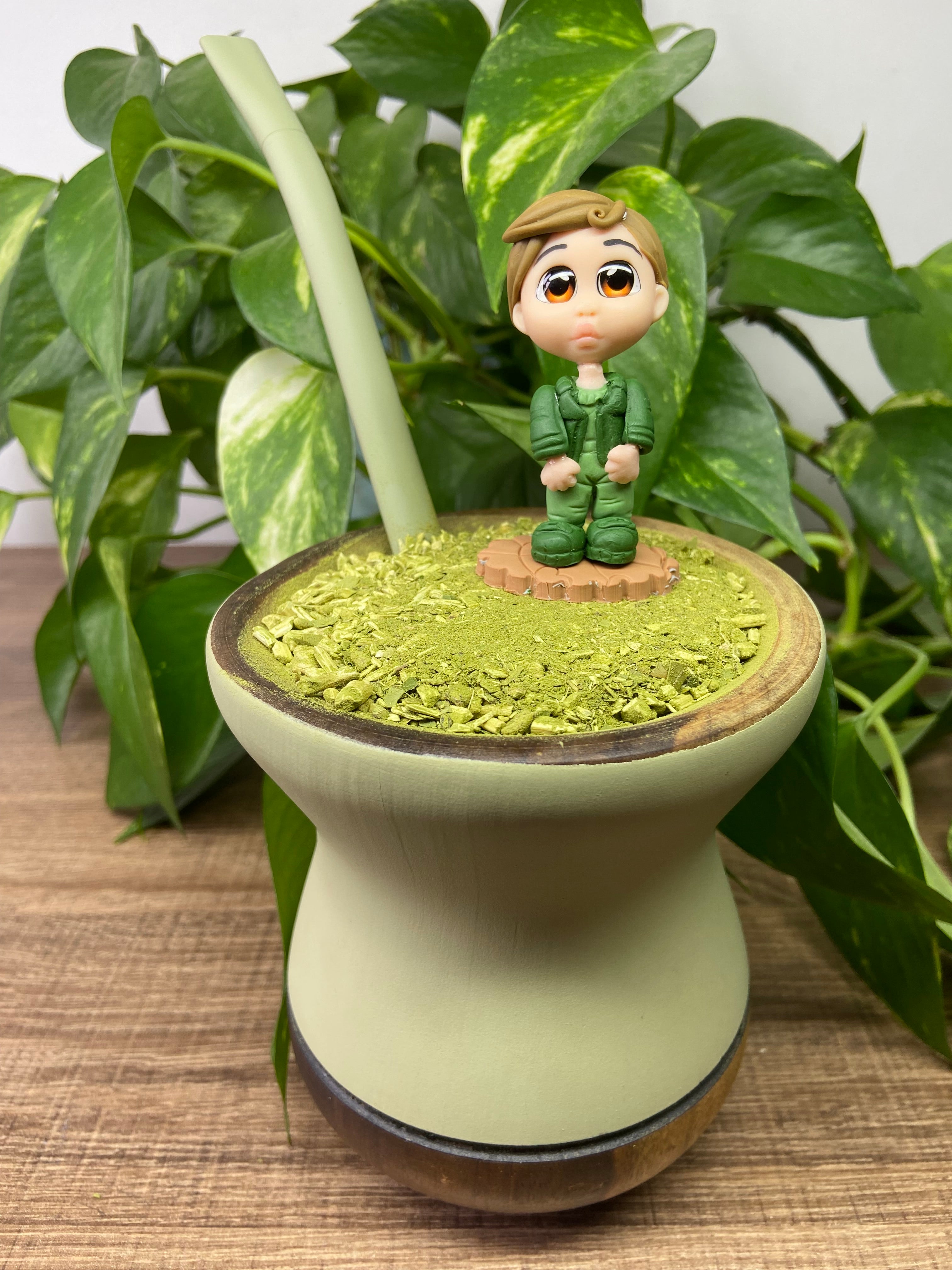 Boneco João | enfeite de chimarrão