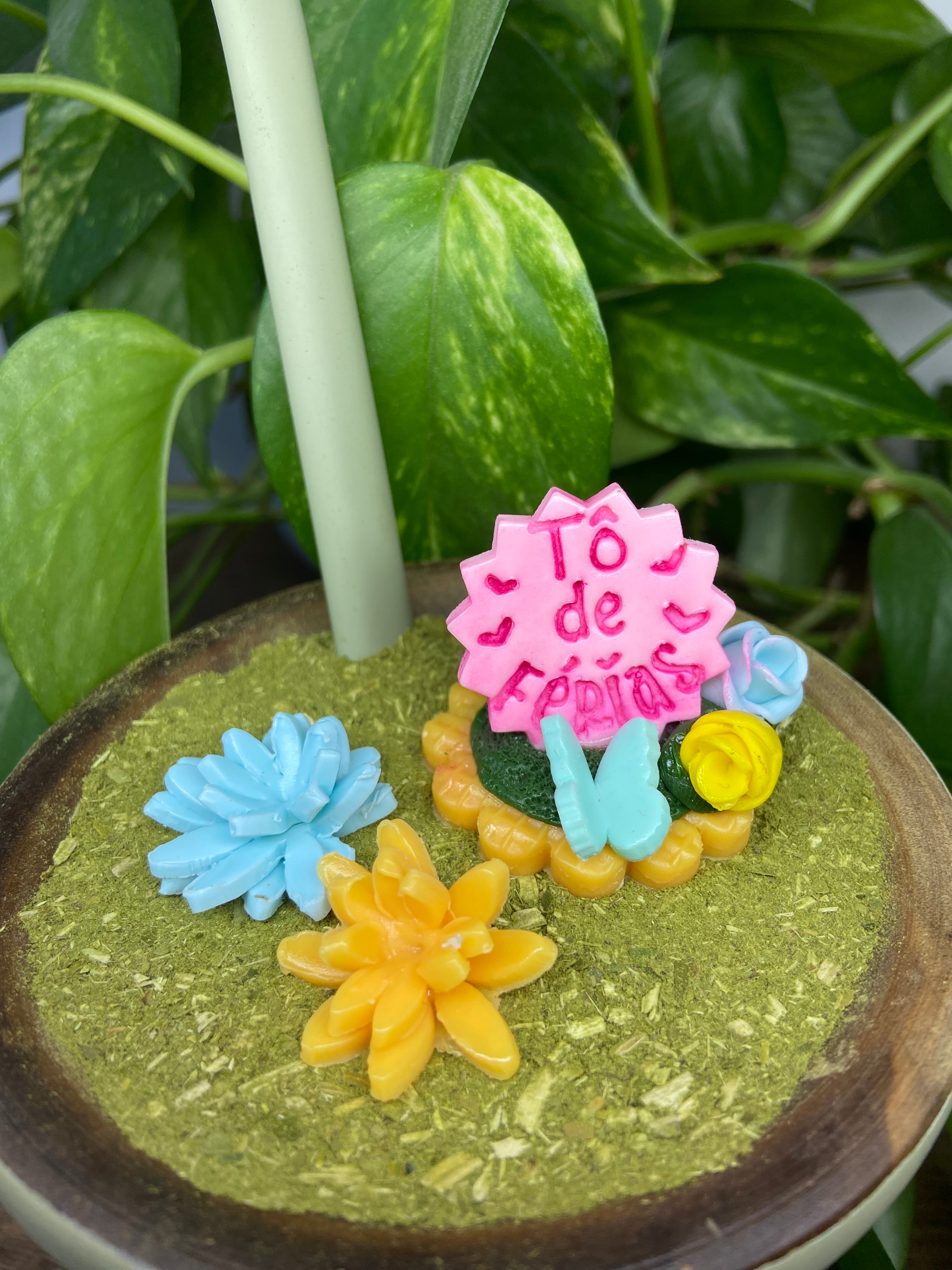 Kit Tô de férias | enfeite de chimarrão